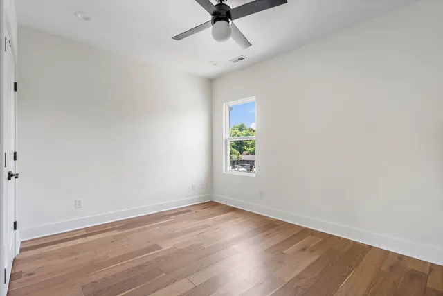 wooden floor in an empty room