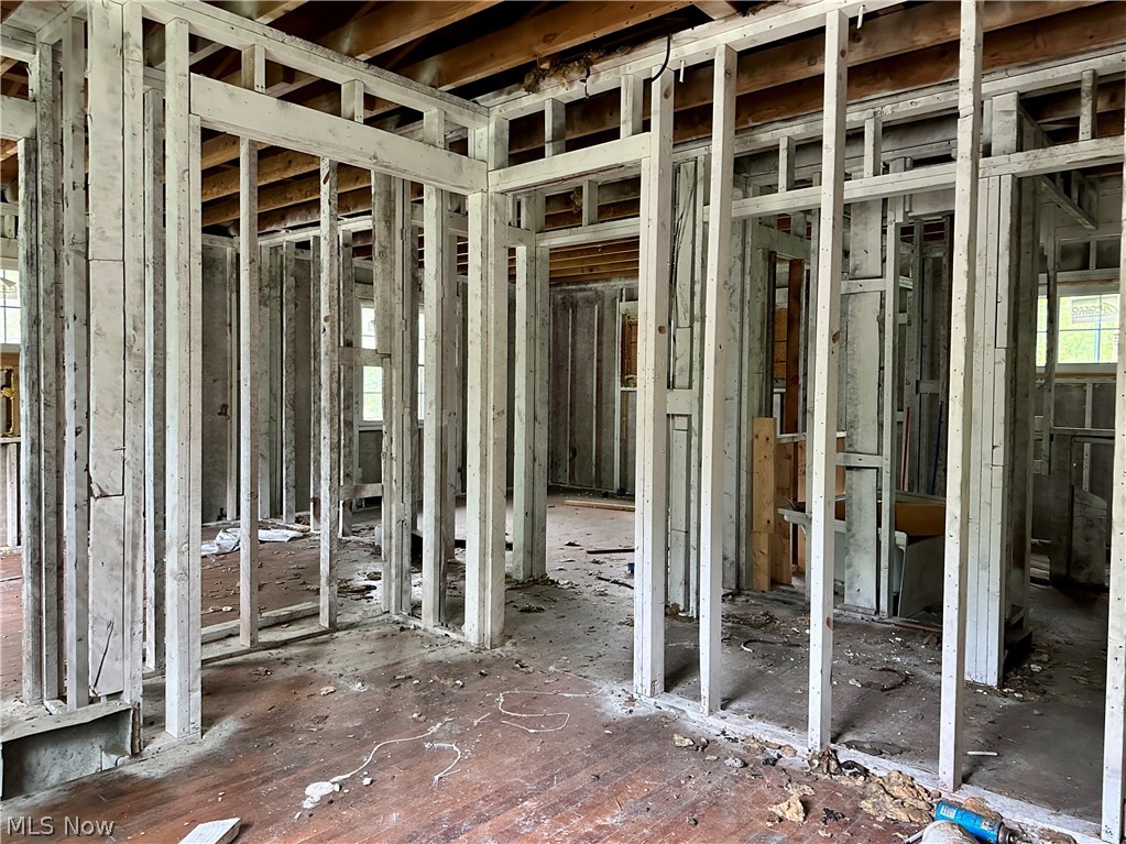 5319 Fairtree Road Bedford Heights, OH 44146 - Photo 12 of 27 Interior framing visible, showcasing structural elements