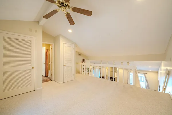 a view of a interior in hallway