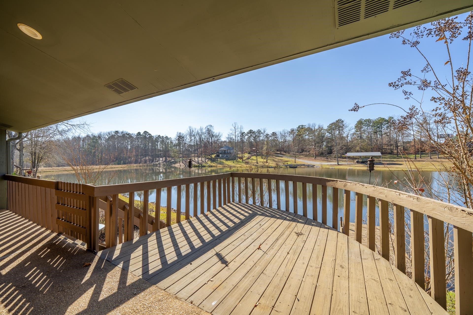 116 Driftwood Road Counce, TN 38326 - Photo 3 of 31 a view of balcony with wooden floor and fence