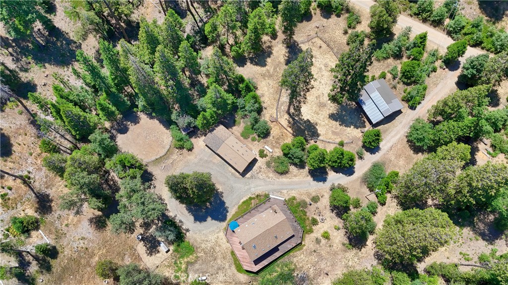 7190 Hites Cove Road Mariposa, CA 95338 - Photo 4 of 61 an aerial view of a house with outdoor space and street view