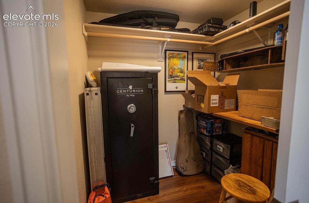 45 Valley Circle Divide, CO 80814 - Photo 24 of 42 a view of walk in closet with clothes and shoes