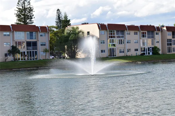 a view of a building with many windows