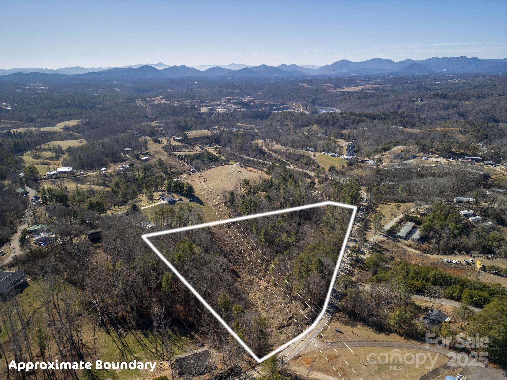 99999 Monticello Road Weaverville, NC 28787 - Photo 14 of 25 a view of a city from a balcony