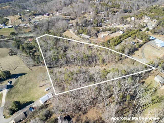 a view of city and mountain