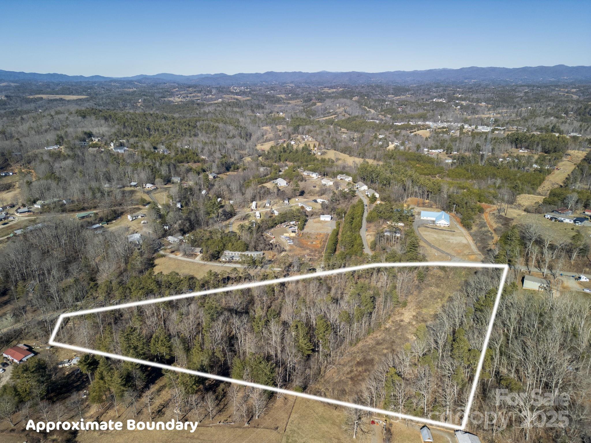 99999 Monticello Road Weaverville, NC 28787 - Photo 20 of 25 a view of a city from a balcony