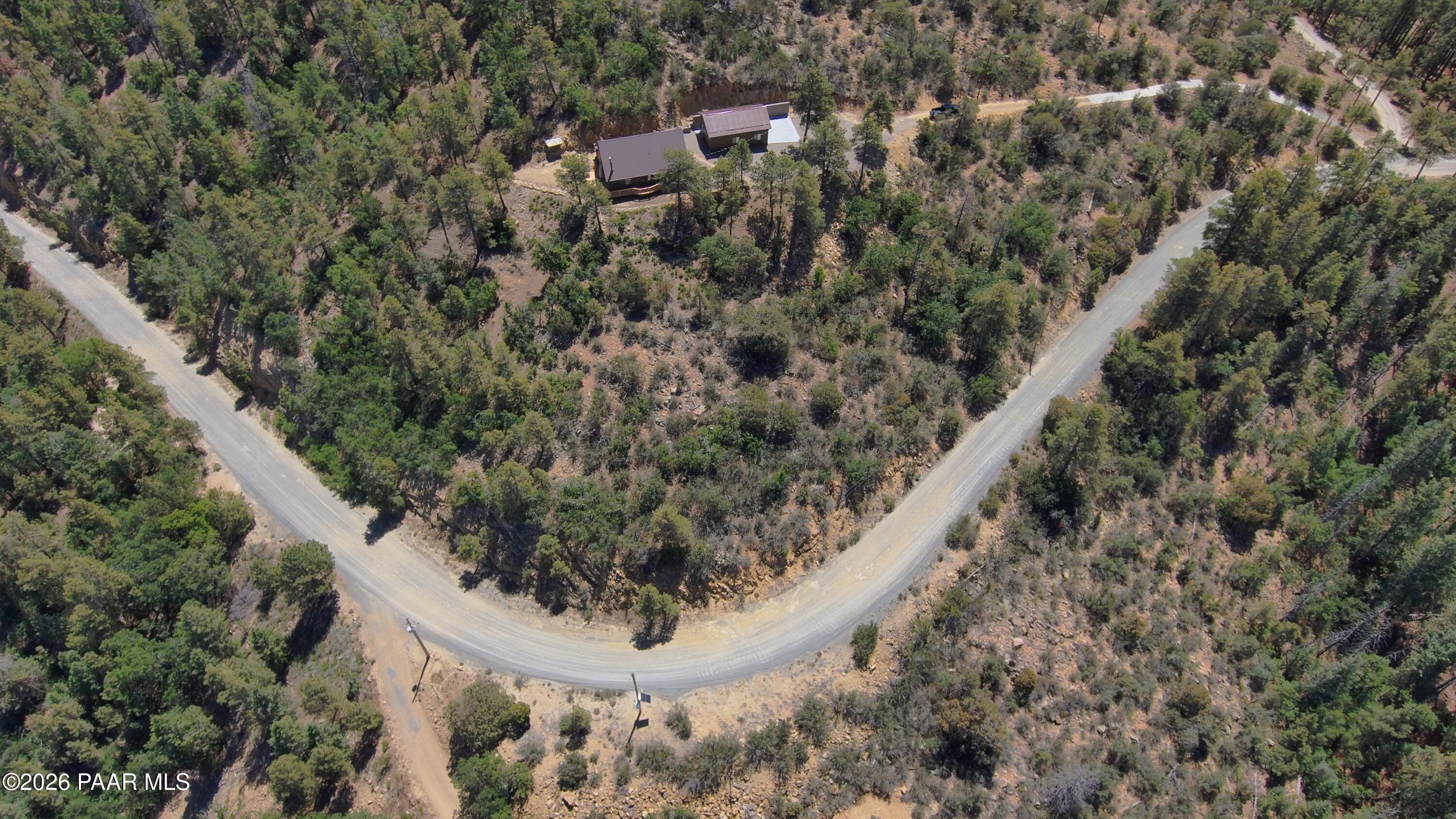 7251 South Big Bug Mesa Road Mayer, AZ 86333 - Photo 41 of 55 a view of a forest from a balcony