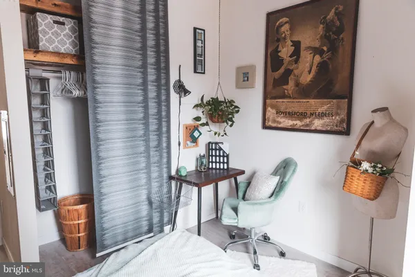 a close up of a shower curtain