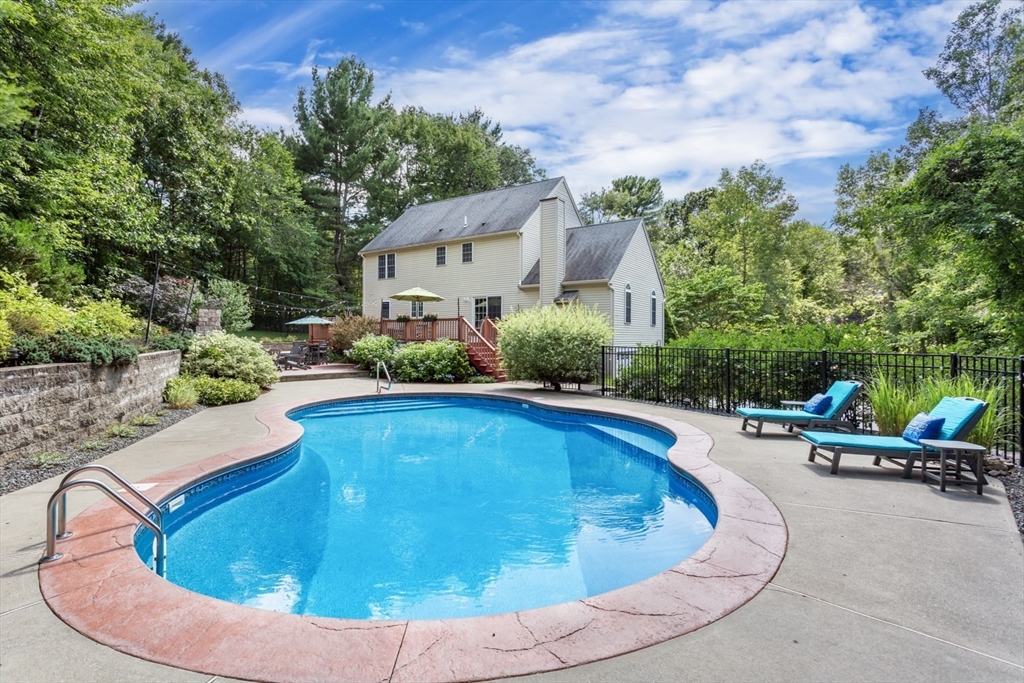 5 Wadsworth Farm Road Franklin, MA 02038 - Photo 37 of 42 a view of swimming pool with lounge chair