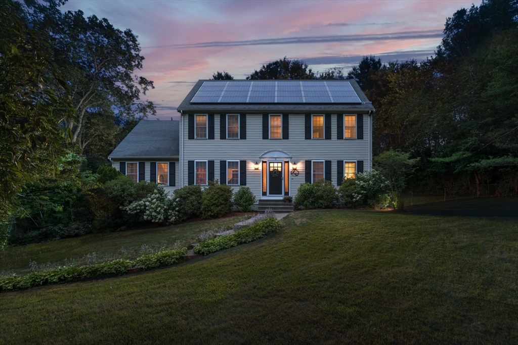 5 Wadsworth Farm Road Franklin, MA 02038 - Photo 42 of 42 a front view of a house with a garden