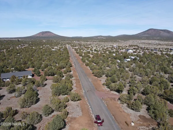 a view of city and mountain