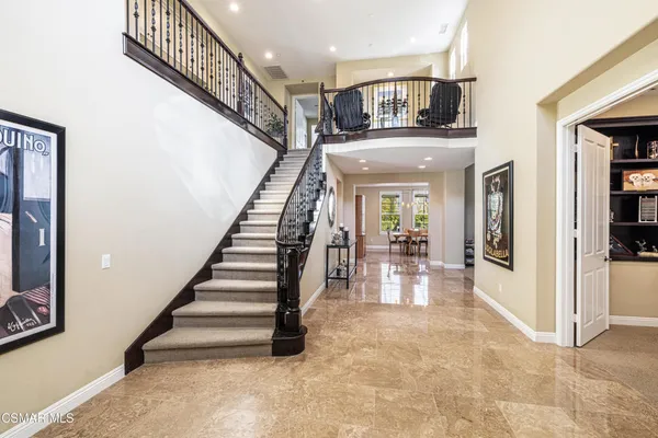 a view of entryway and hall