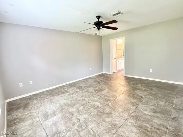 a view of an empty room