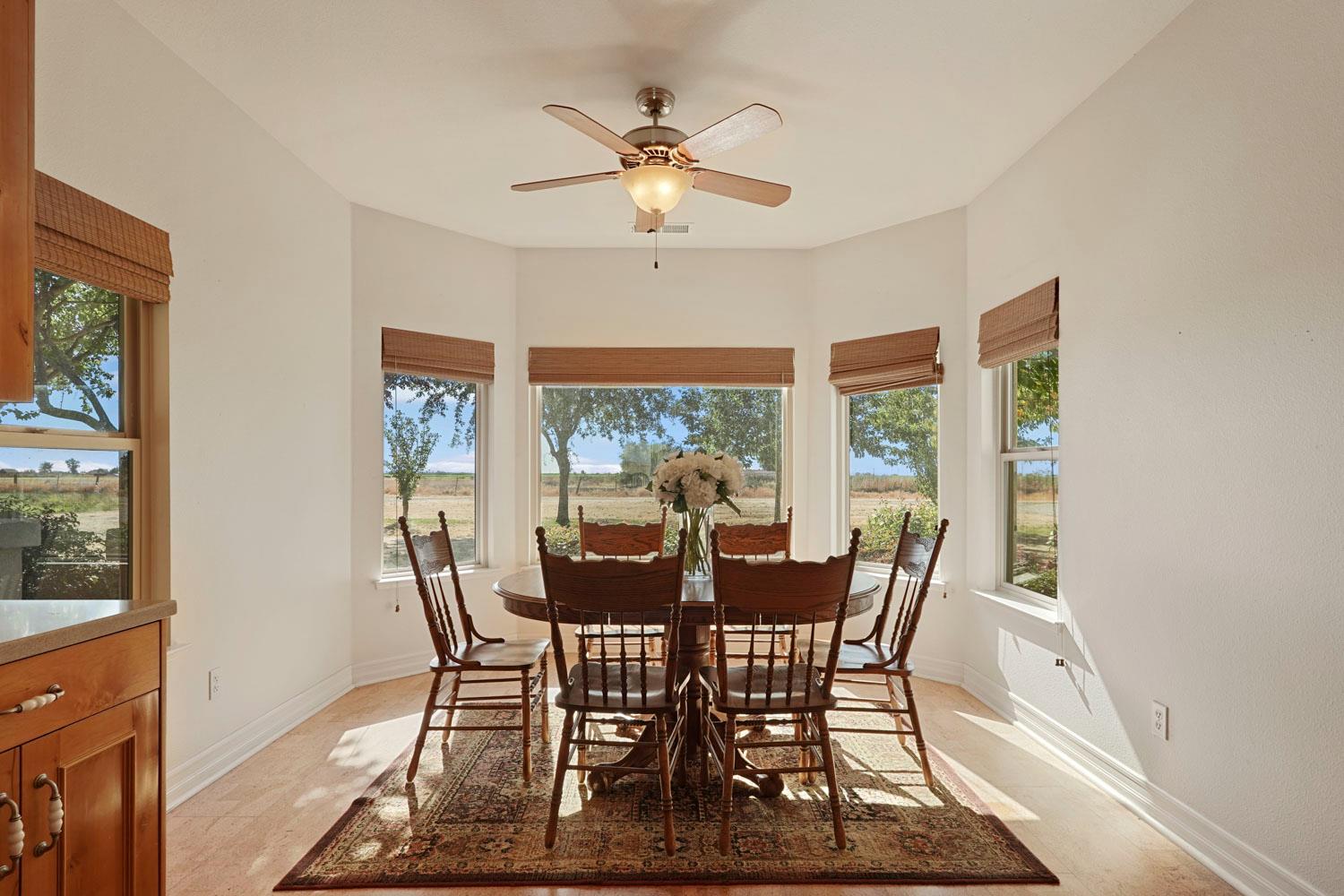 6120 Eschinger Road Elk Grove, CA 95757 - Photo 7 of 39 a view of a dining room with furniture window and outside view