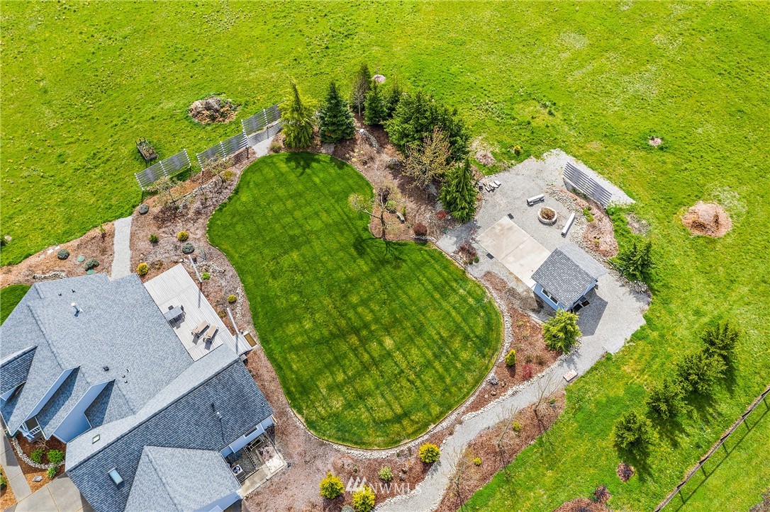 13323 Erskine Road Southwest Rochester, WA 98579 - Photo 30 of 30 an aerial view of a house with a garden