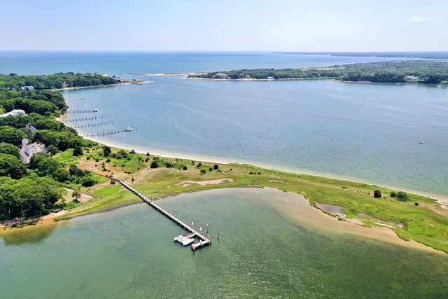 a view of a lake with a mountain
