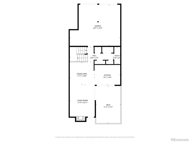 a picture of a bench in front of door