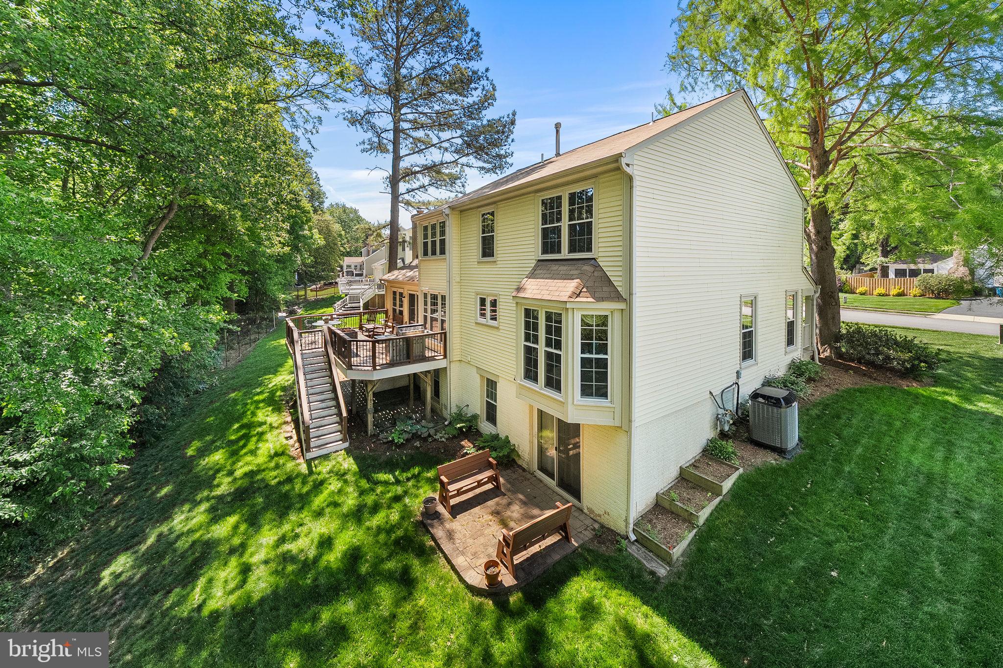 9018 Triple Ridge Road Fairfax Station, VA 22039 - Photo 7 of 13 Rear Yard View