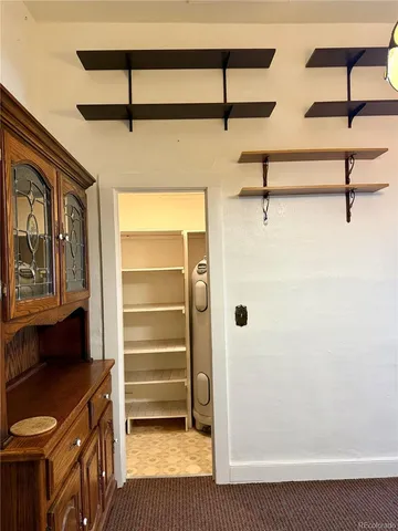 a view of a room with washer and dryer