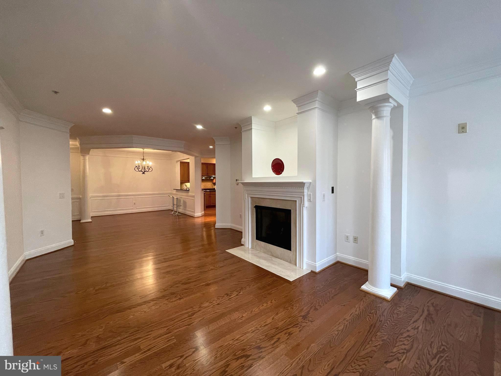 1781 Chain Bridge Road, Unit 201 McLean, VA 22102 - Photo 11 of 51 Living Room with Fireplace