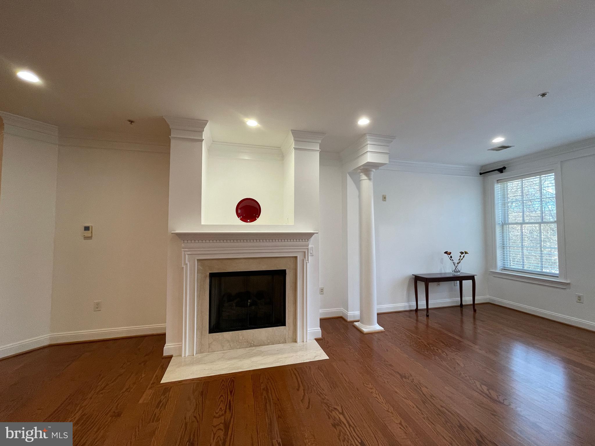 1781 Chain Bridge Road, Unit 201 McLean, VA 22102 - Photo 12 of 51 Gas Fireplace in the Living Rom