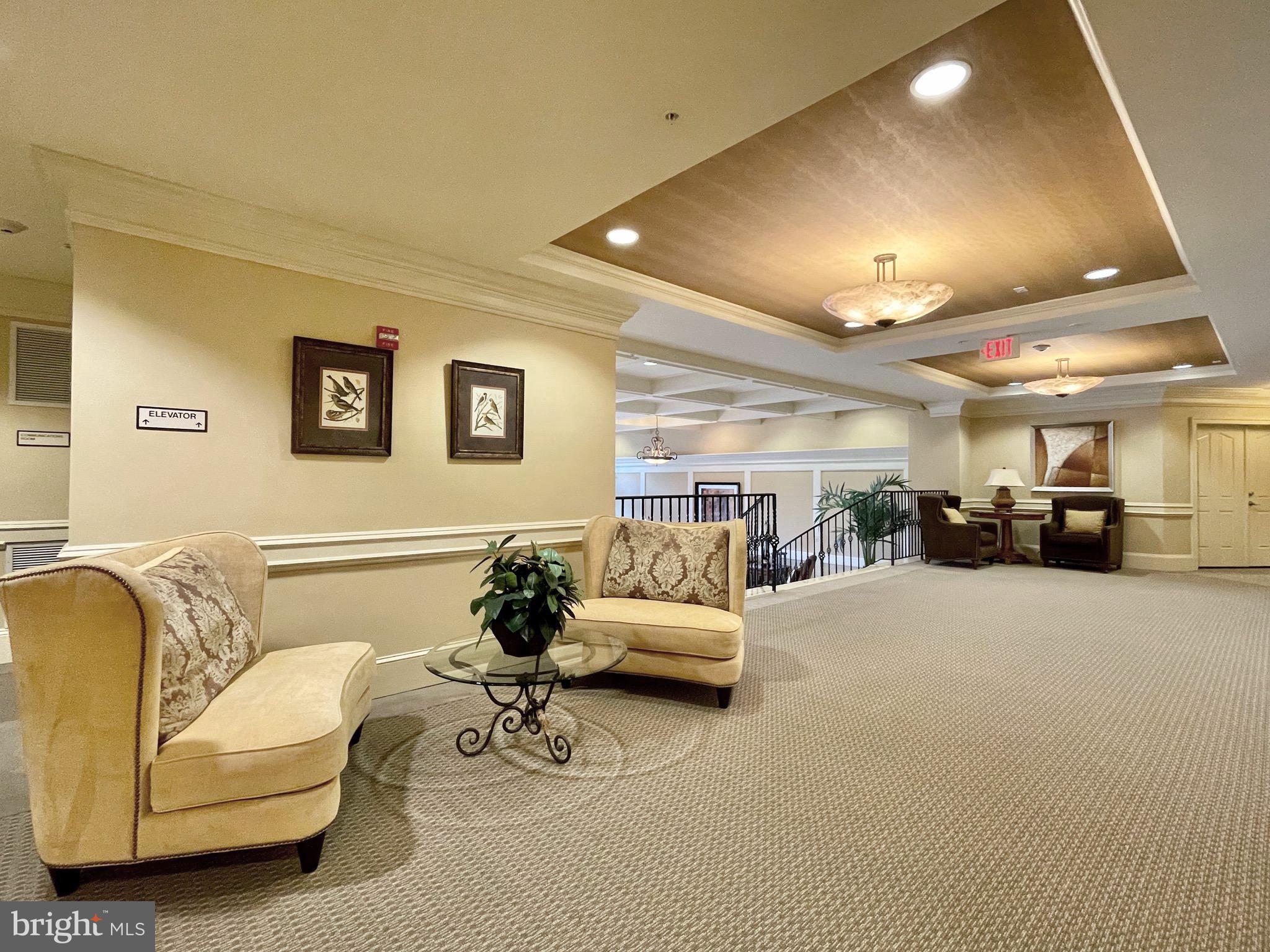 1781 Chain Bridge Road, Unit 201 McLean, VA 22102 - Photo 6 of 51 Sitting area next to the Party Room