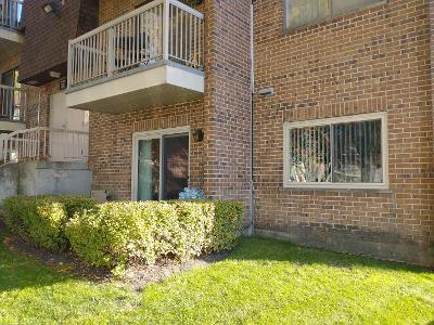 613 West Central Road, Unit A8 Mount Prospect, IL 60056 - Photo 2 of 23 a front view of a house with a yard