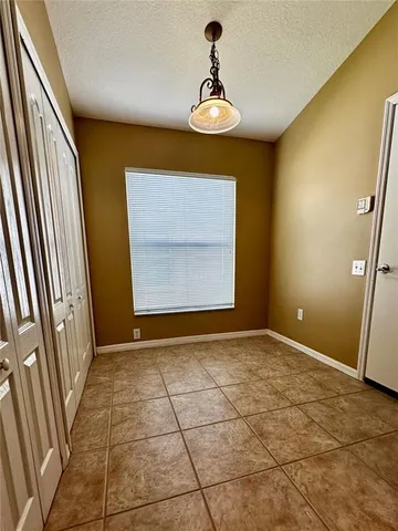 a view of a livingroom with a chandelier