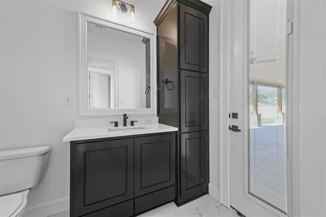 a view of lake and mountain