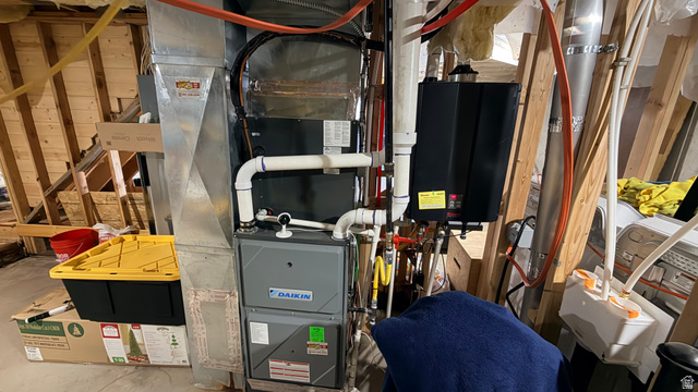 1413 Basel Drive Midway, UT 84049 - Photo 135 of 137 Utility room featuring heating unit