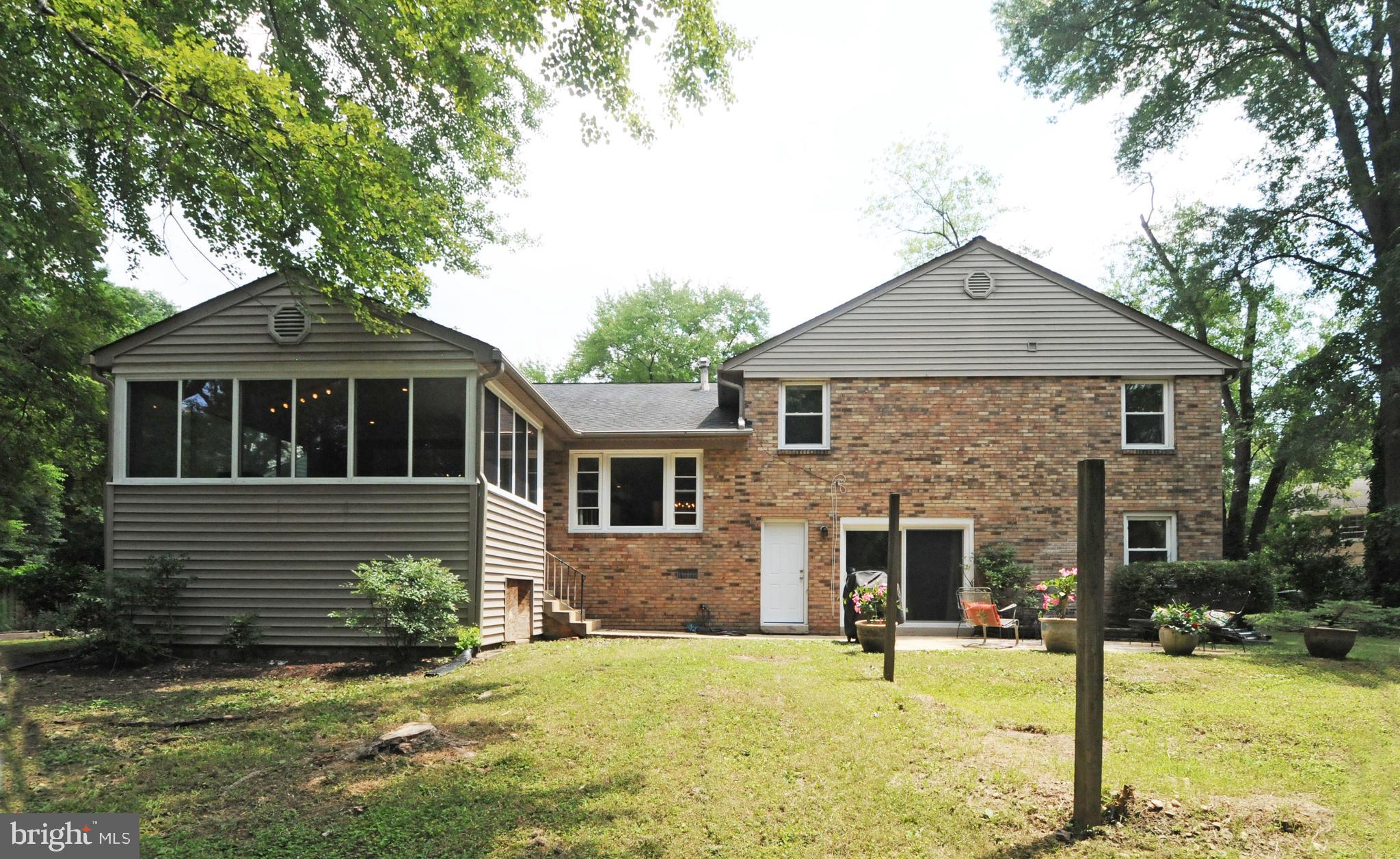 7821 Elba Road Alexandria, VA 22306 - Photo 48 of 54 REAR VIEW OF THE HOME