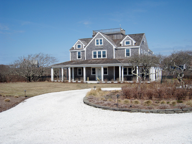 26 Old Tom Nevers Road Nantucket, MA 02554 - Photo 2 of 22 a front view of a house with a yard