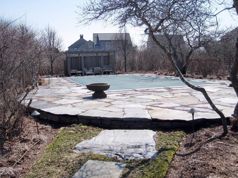 26 Old Tom Nevers Road Nantucket, MA 02554 - Photo 19 of 22 a view of wooden house with a yard covered with snow