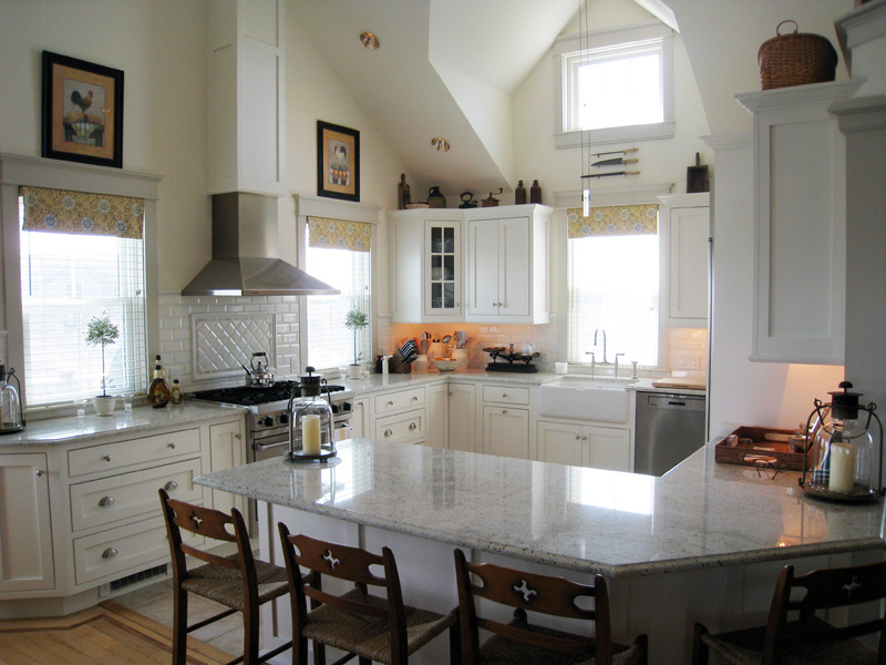 26 Old Tom Nevers Road Nantucket, MA 02554 - Photo 6 of 22 a kitchen with cabinets appliances and a center island