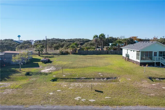 a view of a lake with houses