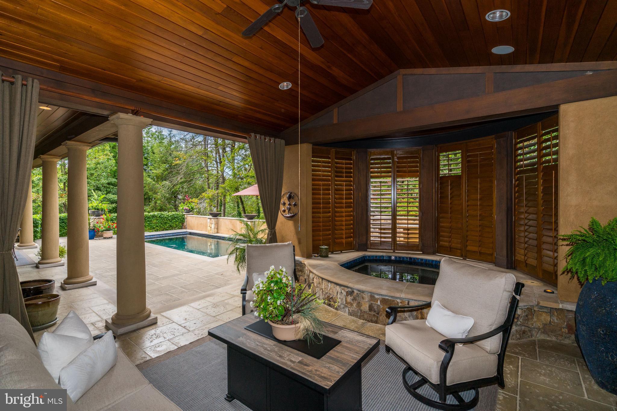 8001 Overhill Road Bethesda, MD 20814 - Photo 44 of 52 Terrace/Outdoor Spa