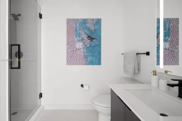 a bathroom with a sink and a tub