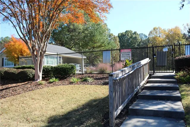 a view of a street with houses