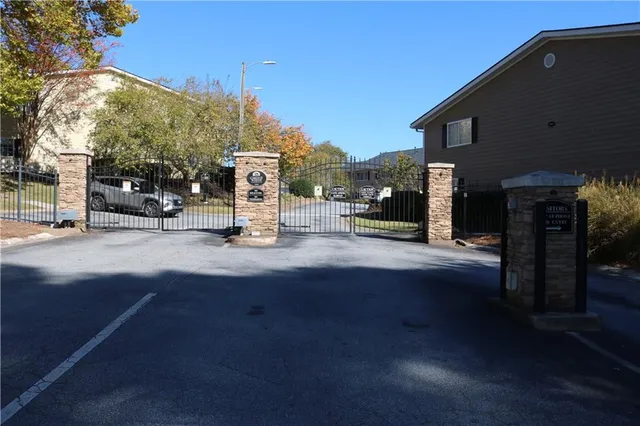 a view of road with trees