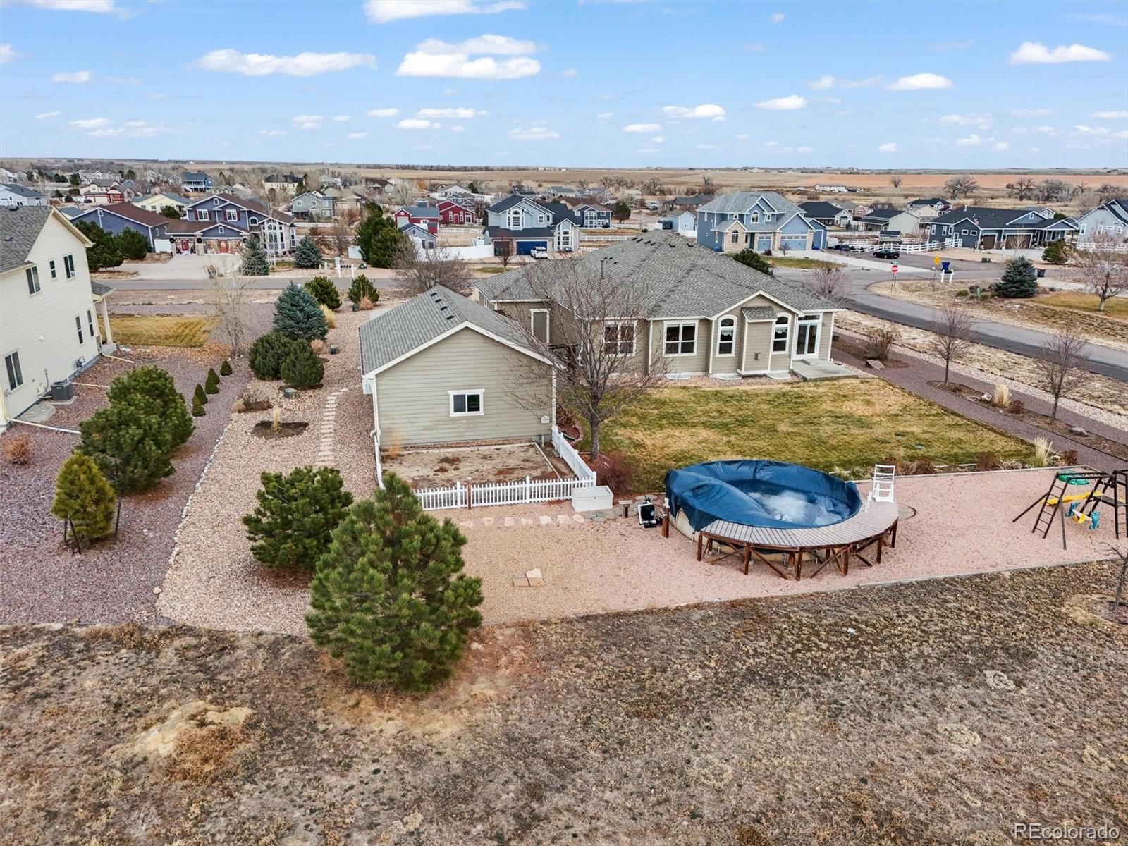 16231 Rayburn Street Hudson, CO 80642 - Photo 47 of 50 an aerial view of a house