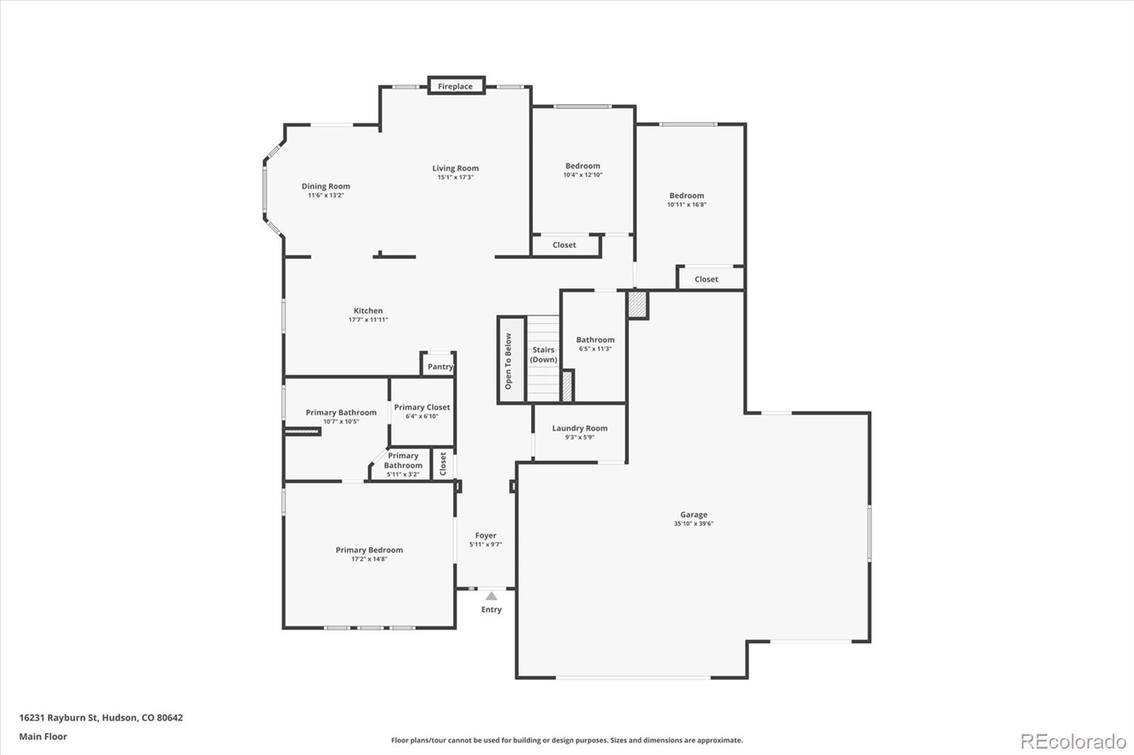 16231 Rayburn Street Hudson, CO 80642 - Photo 49 of 50 a picture of floor plan