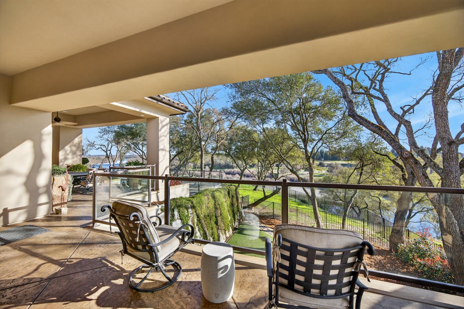 3909 Edgevale Court Fair Oaks, CA 95628 - Photo 49 of 98 a balcony with wooden floor and outdoor seating