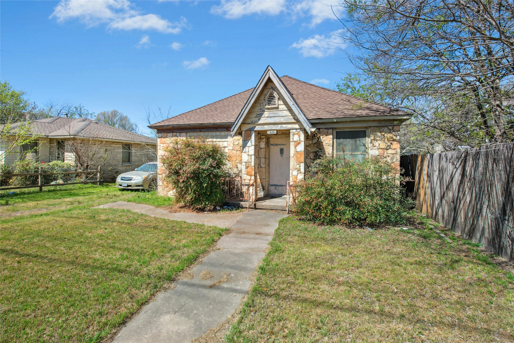 4310 Red River Street Austin, TX 78751 - Photo 4 of 5 a front view of a house with garden