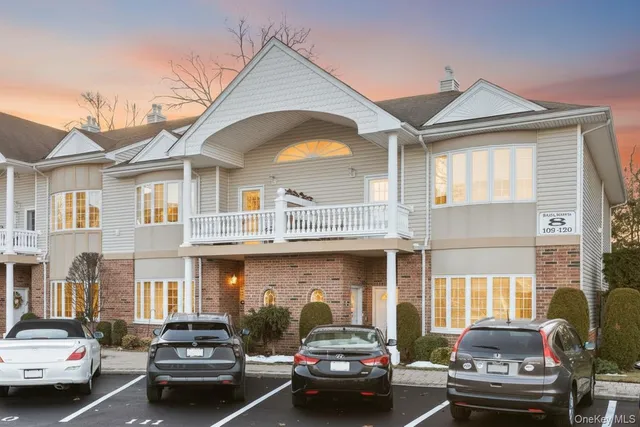 a car parked in front of a house