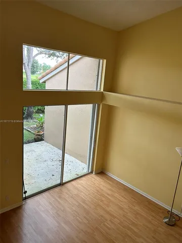 a view of front door