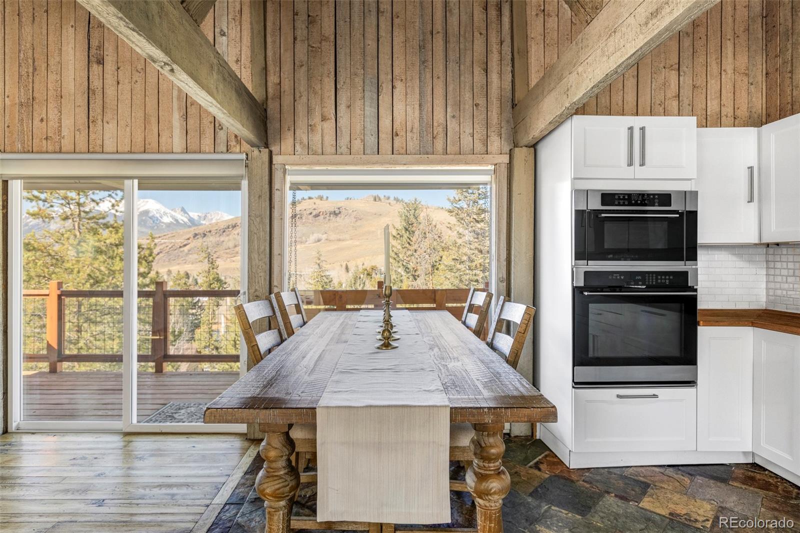 297 Deer Path Road Dillon, CO 80435 - Photo 12 of 49 a kitchen with a stove and a kitchen island
