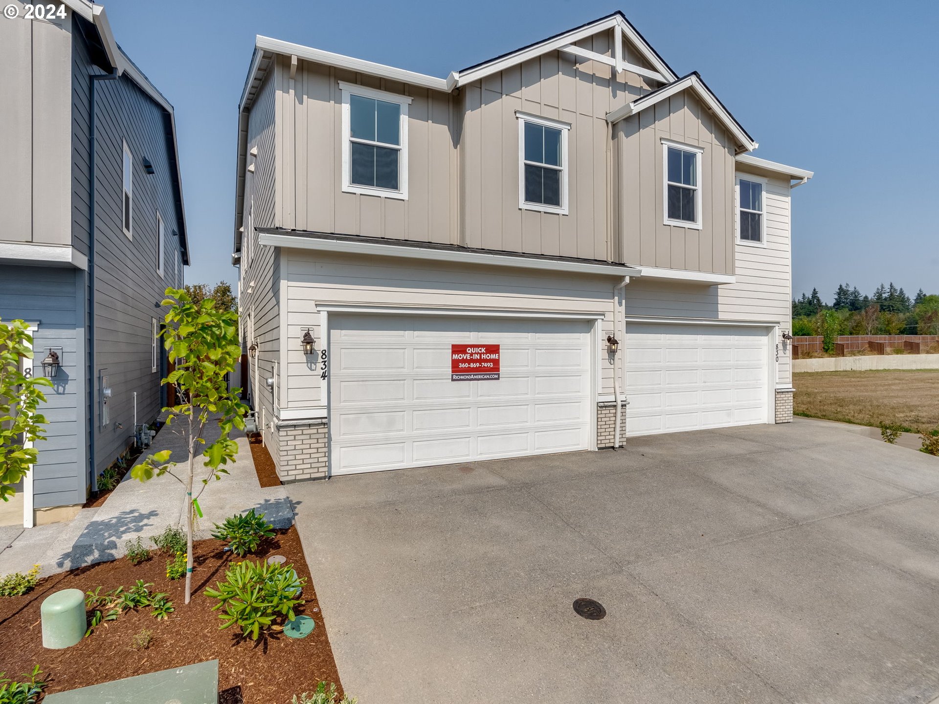 834 Northwest 178th Street Ridgefield, WA 98642 - Photo 1 of 36 a view of garage and yard