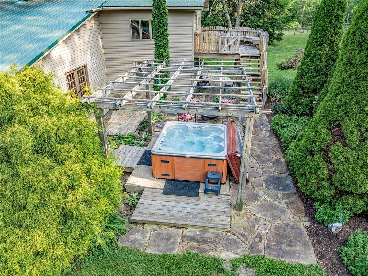 37000 Kingsbury Road Pomeroy, OH 45769 - Photo 45 of 69 drone view of hot tub