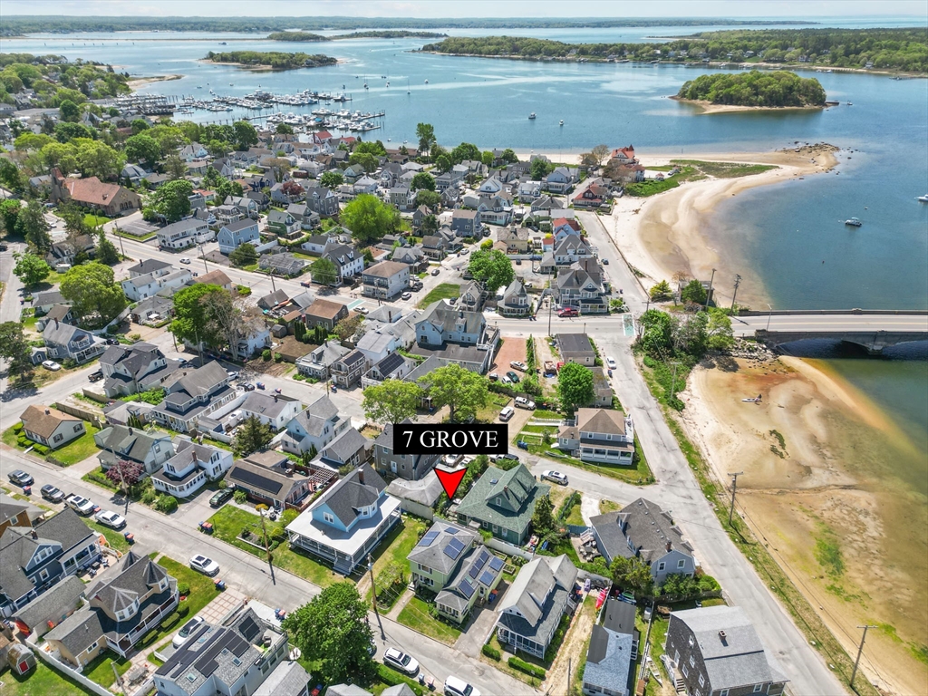 7 Grove Street Wareham, MA 02558 - Photo 3 of 41 an aerial view of residential houses with outdoor space