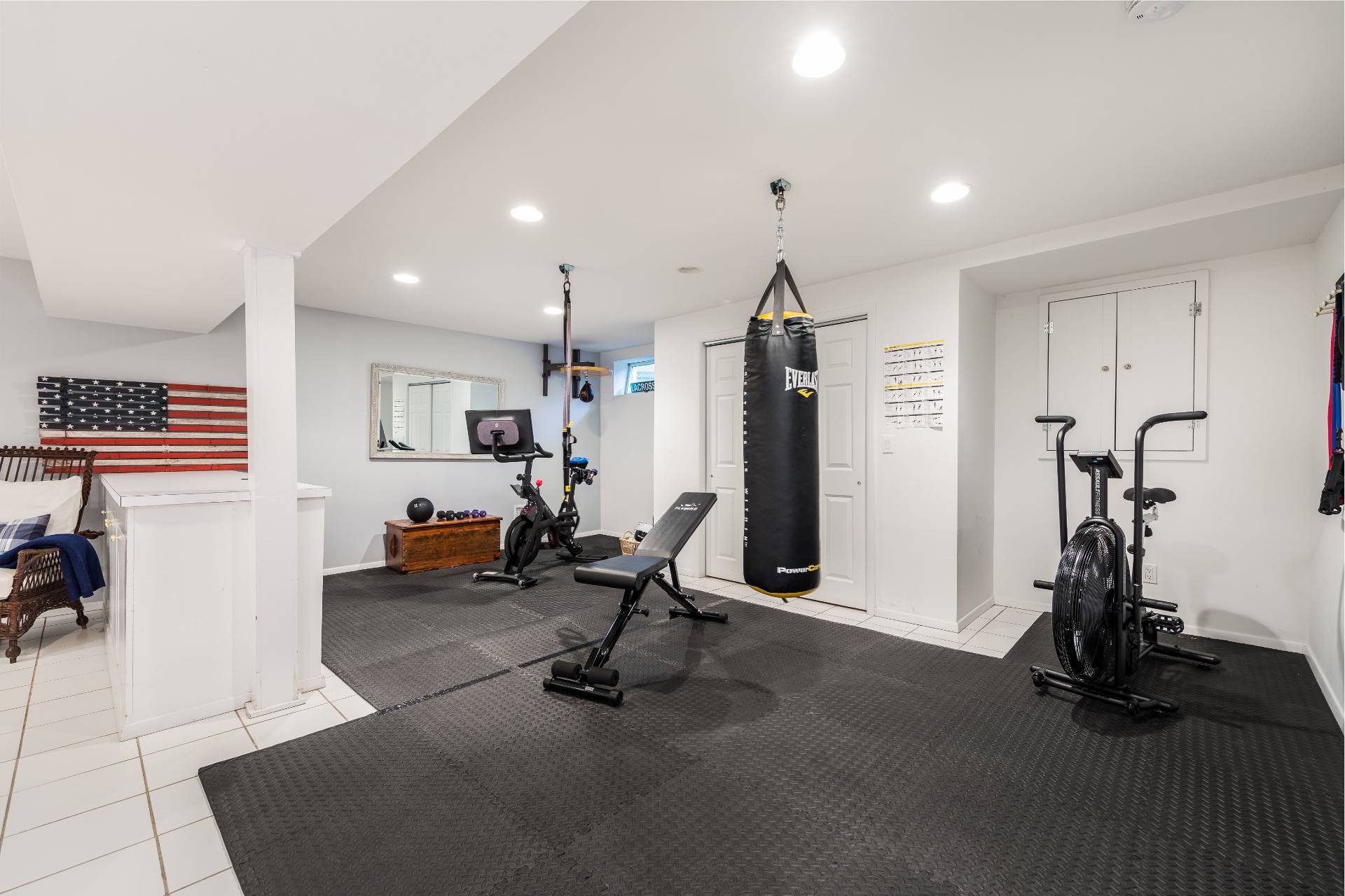 124 Ocean Road Bridgehampton, NY 11932 - Photo 22 of 27 a view of a room with gym equipment
